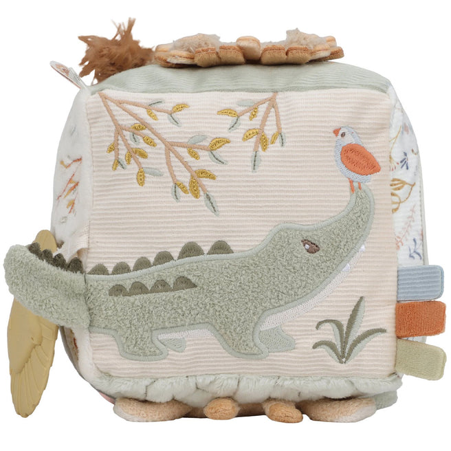 little dutch activiteitenkubus - safari friends | ld8309 | 5