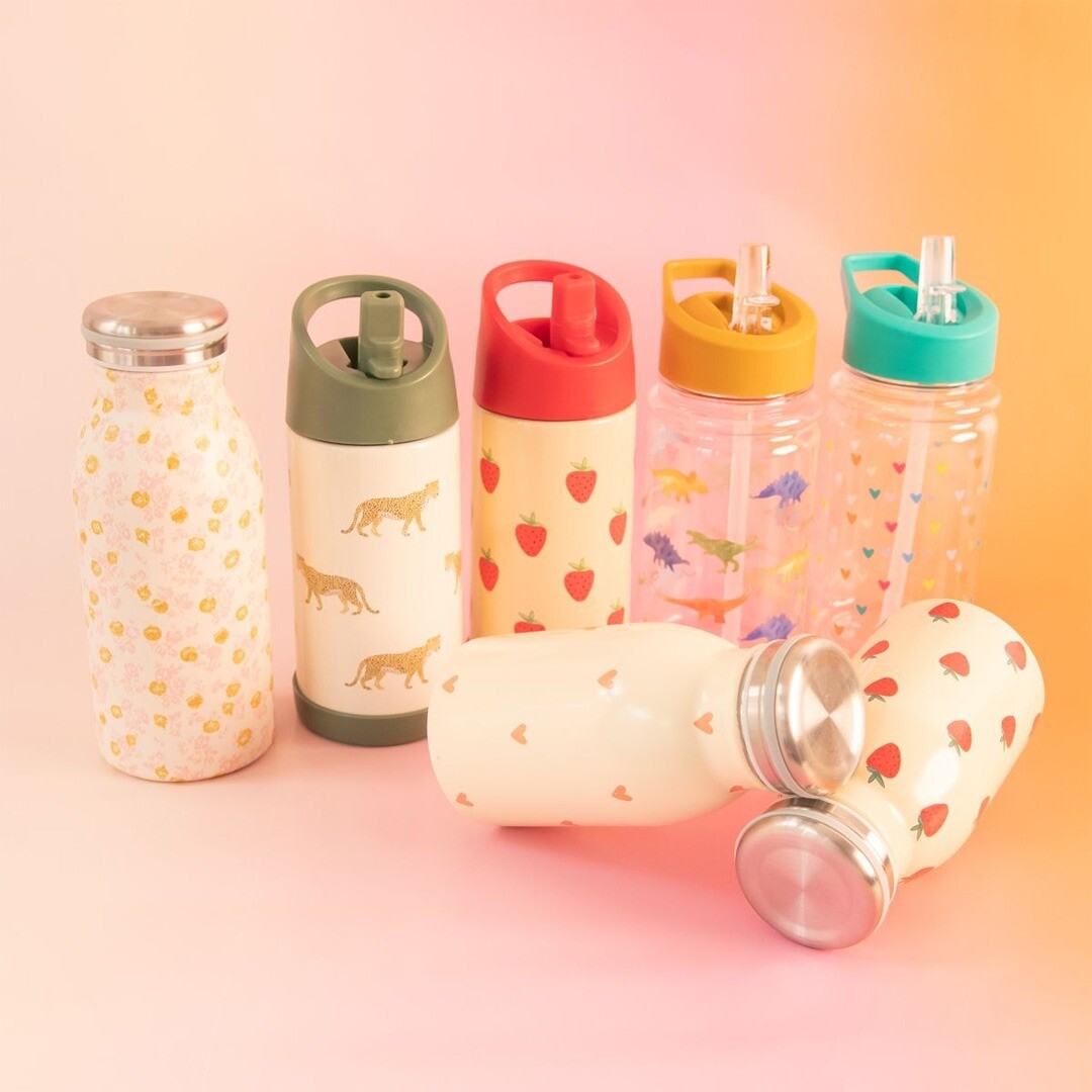 le petit souk drinkfles met rietje - dinosaurus - 250 ml | 33777 | 1