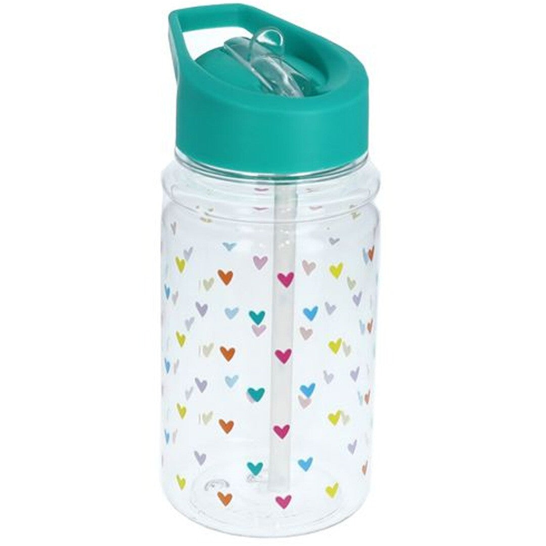 le petit souk drinkfles met rietje - hartjes - 250 ml | 33789 | 2