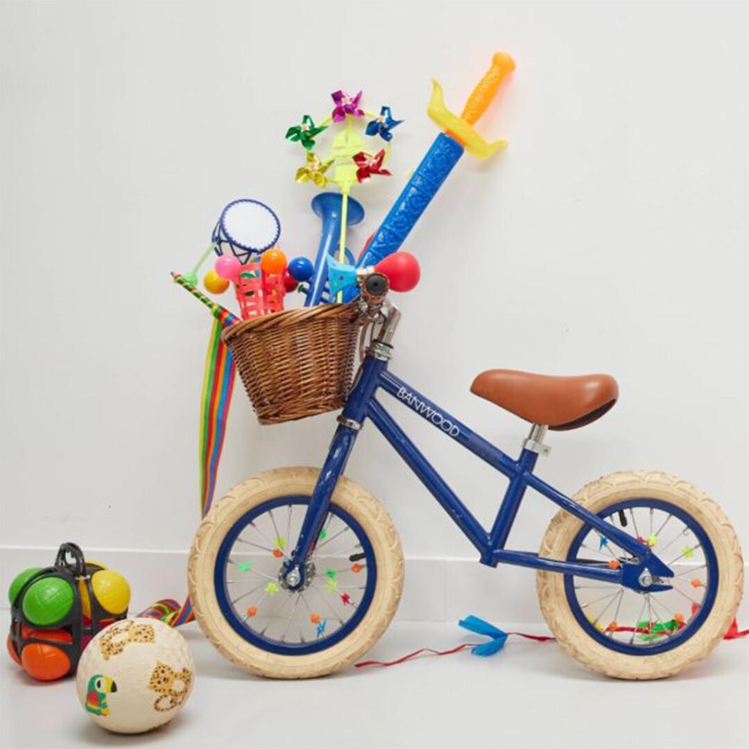 le petit souk fietstoeter rood-blauw  | 36262-rood-blauw | 1
