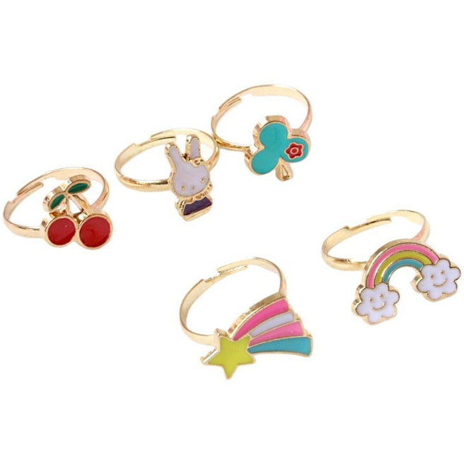 le petit souk sieradendoosje ringen - 5st | 35706 | 1