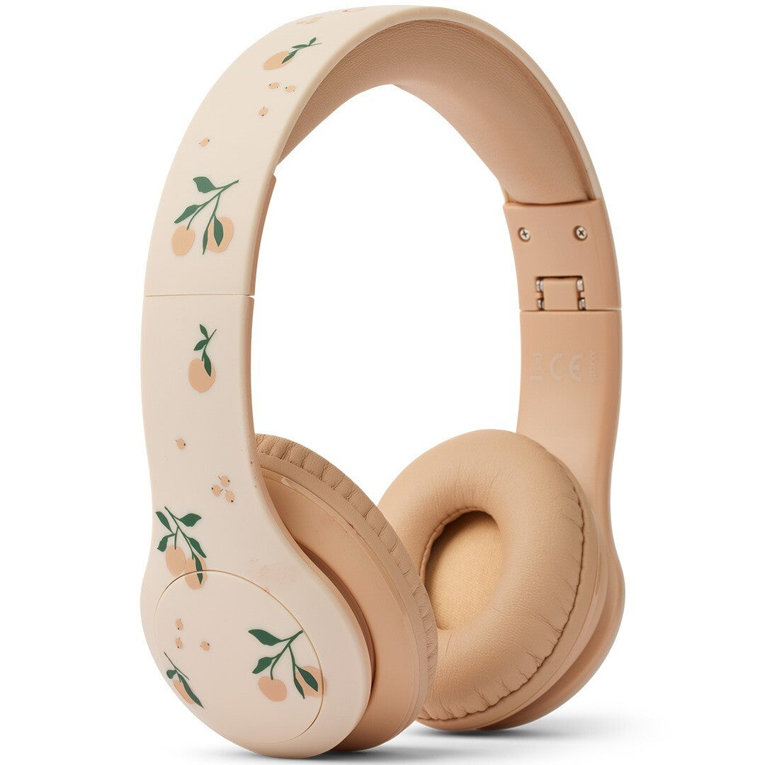 liewood draadloze kinderkoptelefoon quinn - peach sea shell | LW19891-1232 | 0