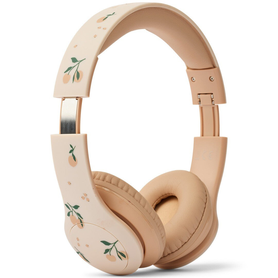 liewood draadloze kinderkoptelefoon quinn - peach sea shell | LW19891-1232 | 3