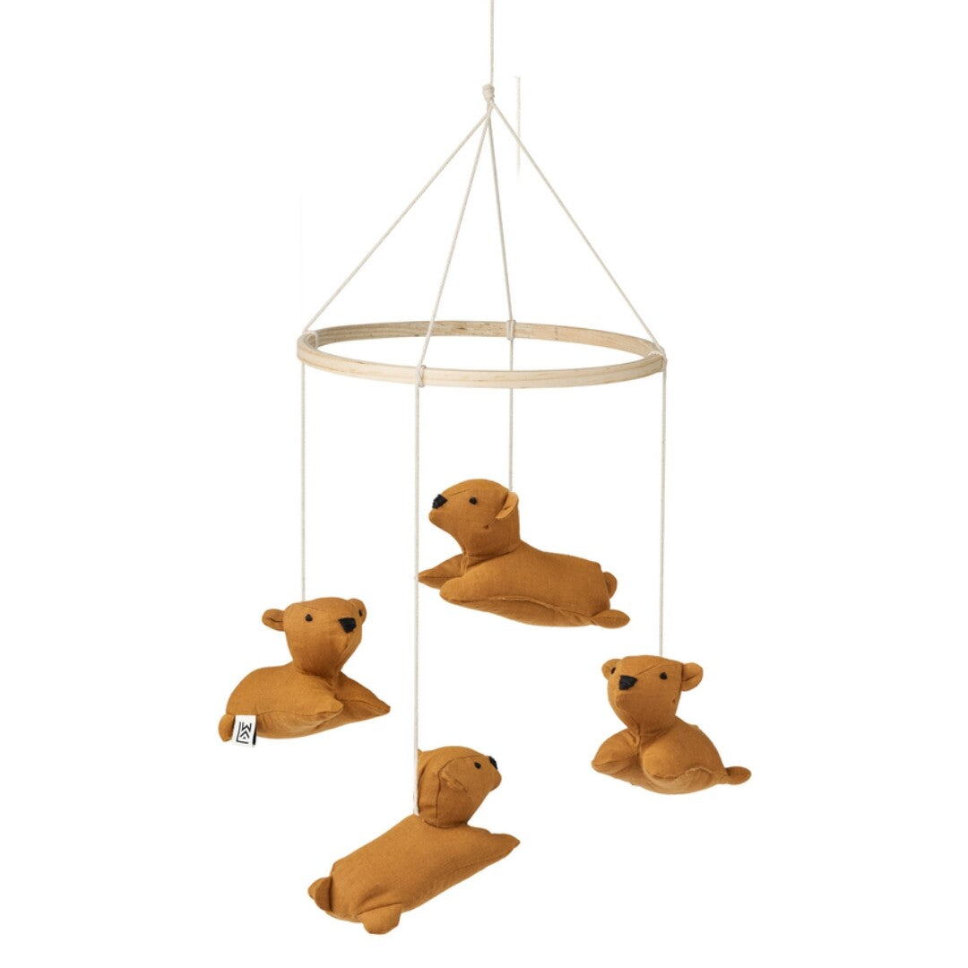 liewood mobiel molle beren - golden caramel  | LW183153050 | 0