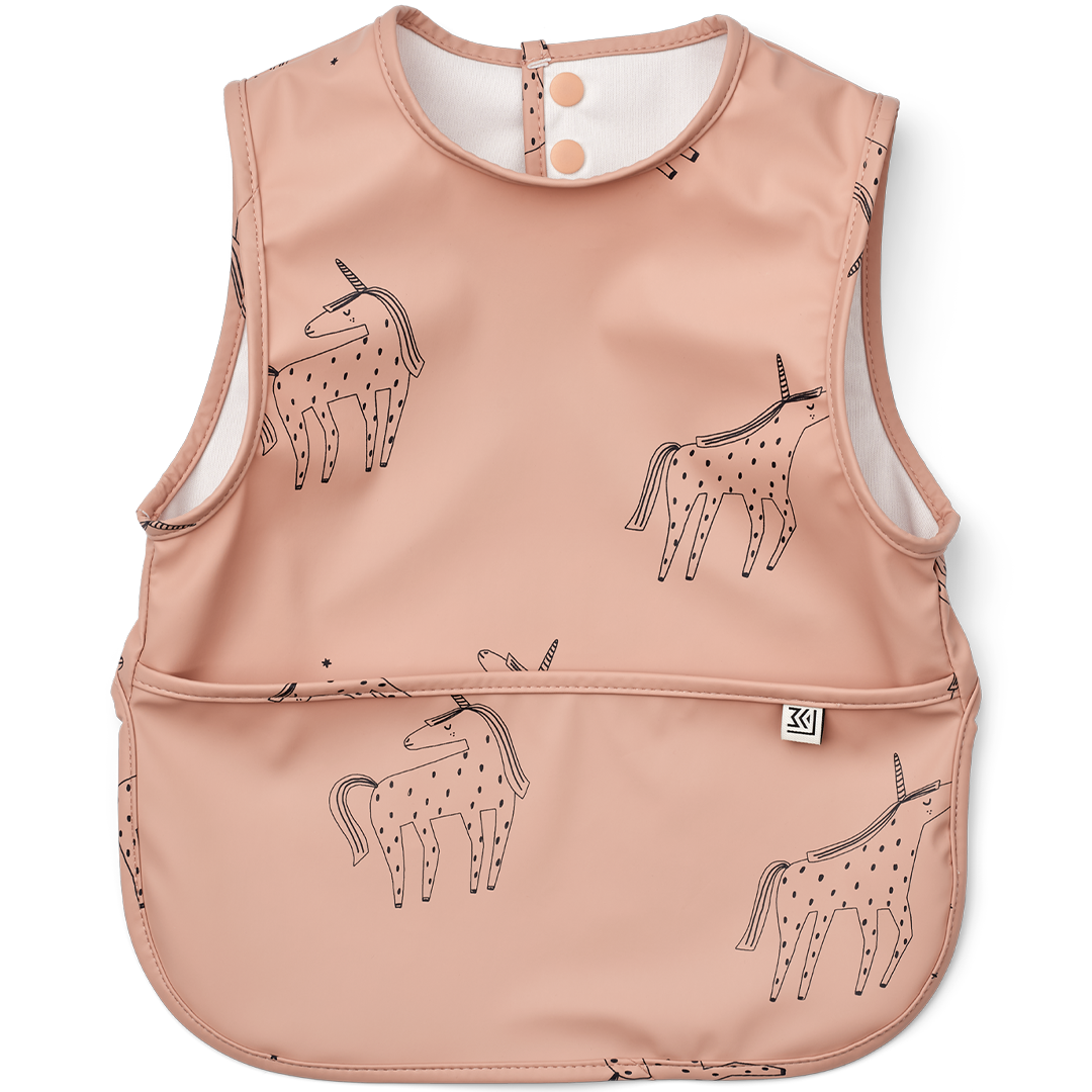 liewood schortslab bria bib - unicorn pale tuscany | LW19257-2190 | 0