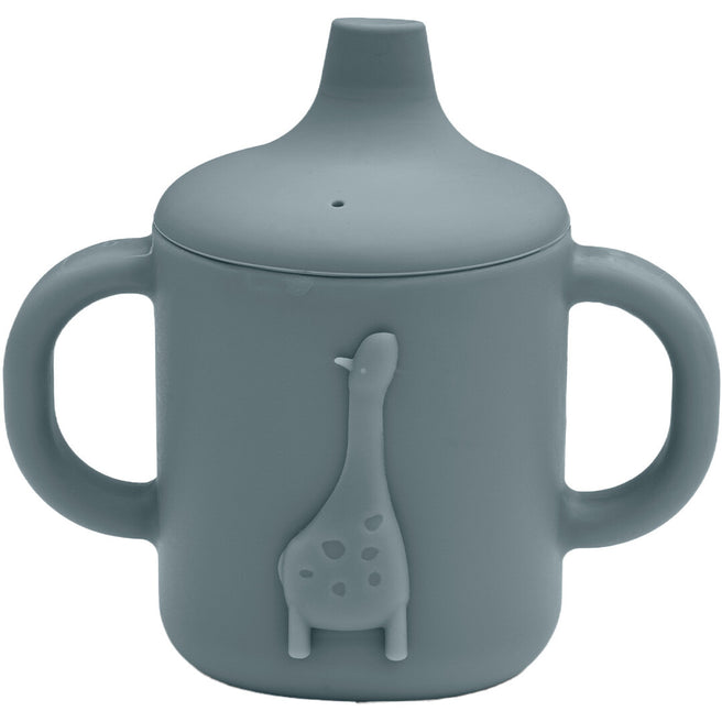 liewood siliconen tuitbeker amelio - whale blue | LW18236-7130 | 0