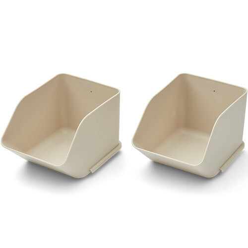 liewood stapelbare opbergbak rosemary - s - sandy - 2st | LW15997-5060 | 3