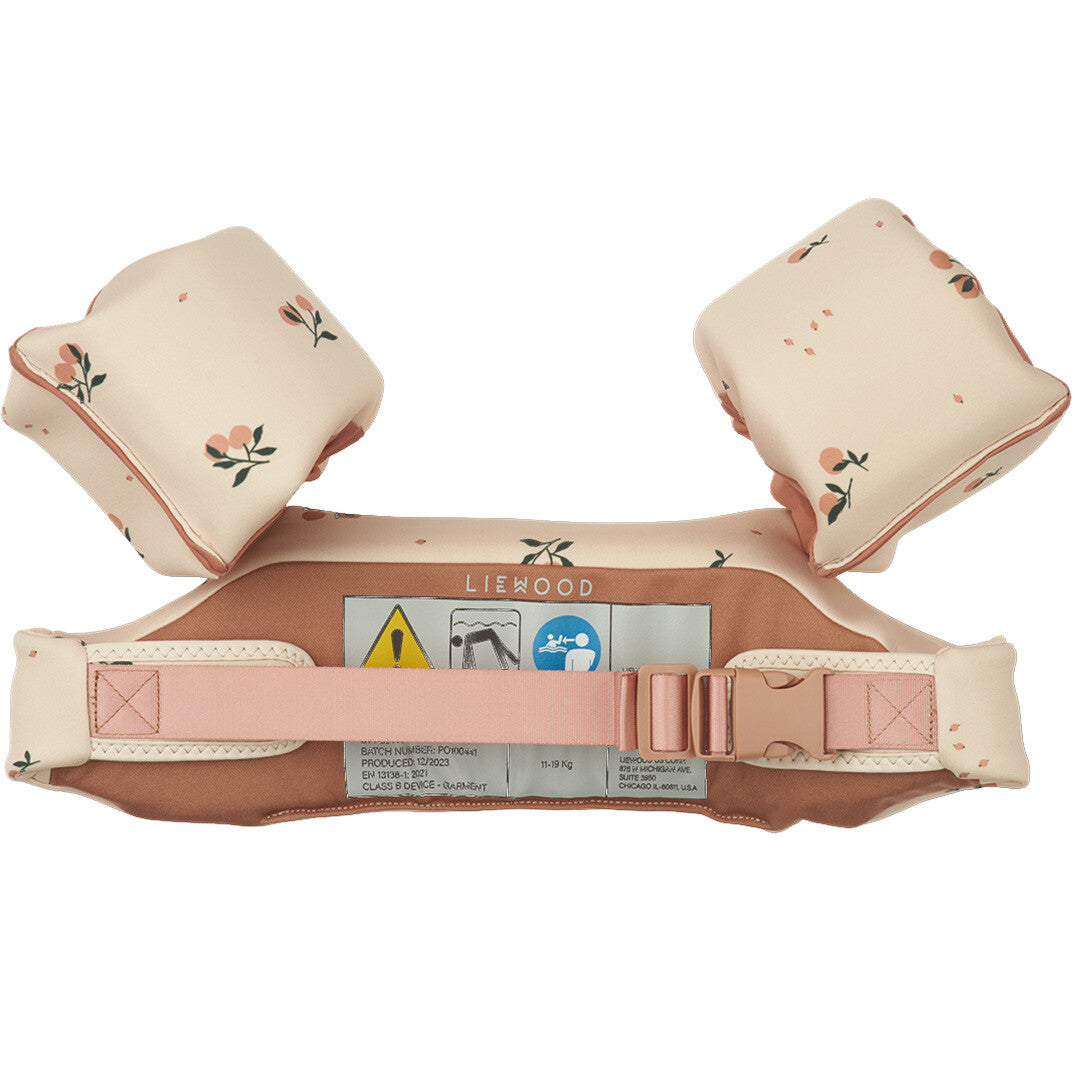 liewood zwemgordel met bandjes darko - peach sea shell - 11-19 kg  | LW19374-1232-1-3 | 3