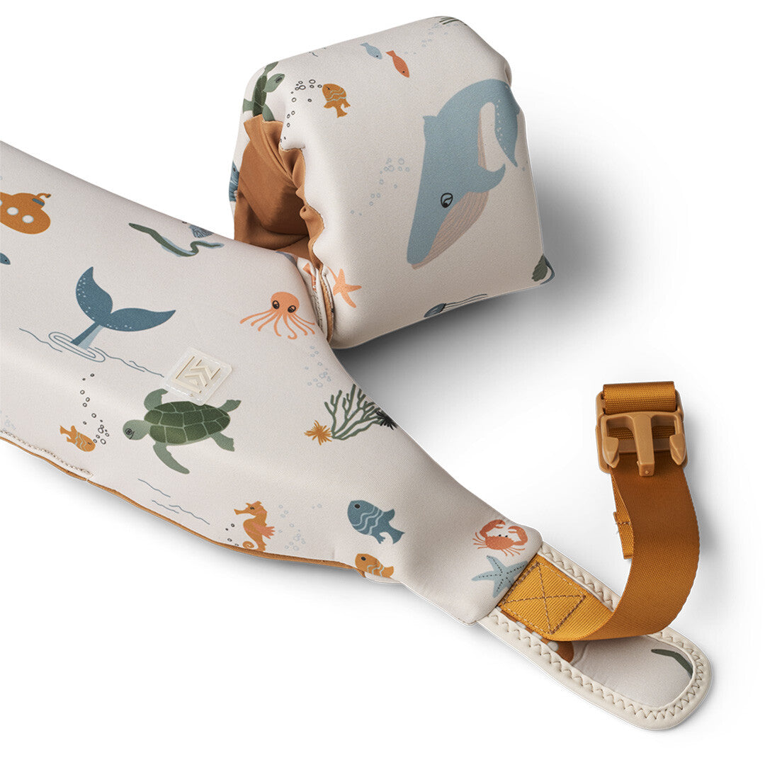liewood zwemgordel met bandjes darko - sea creature sandy - 11-19 kg | LW19374-1032 | 2