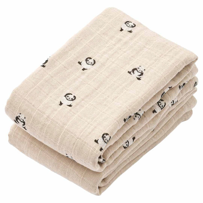 liewood hydrofieldoeken lewis - mini panda - sandy mix - 2st | LW14907 | 1