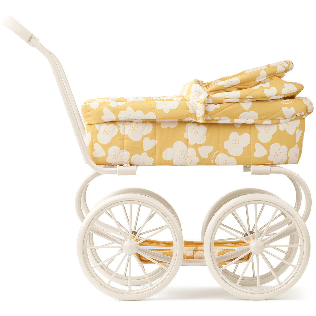 liewood poppenwagen adaline - flower - lemon yellow | LW19758 | 2