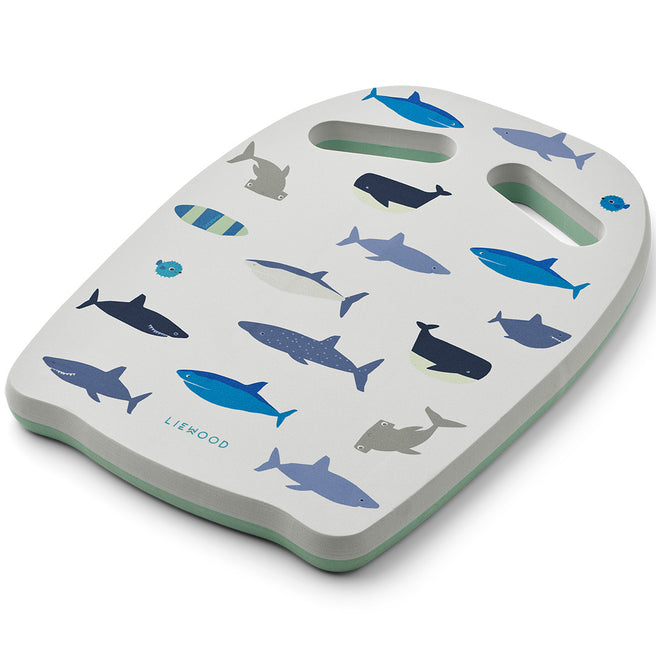 liewood zwemplank hayden - shark - dove blue | LW15802 | 1