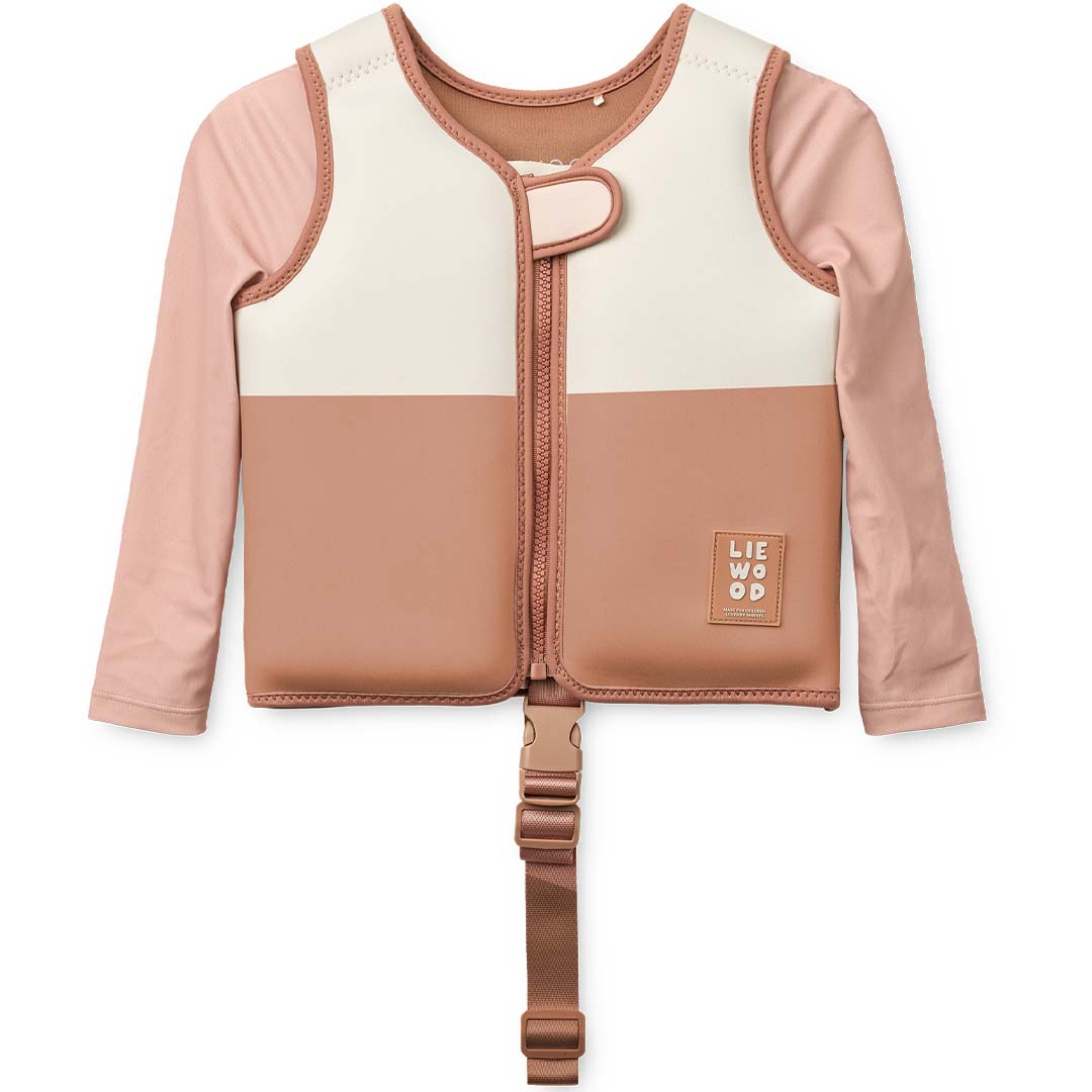 liewood zwemvest dove met mouwen - tuscany rose multi mix - 15-19 kg | LW20502-2142-15-19 | 1