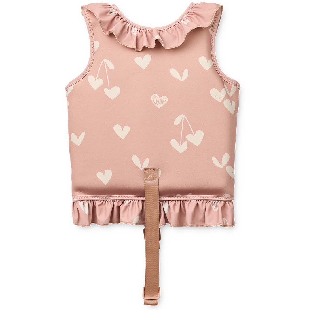 liewood zwemvest dove met ruches - sweethearts - pale tuscany - 11-15 kg | LW20501 | 2