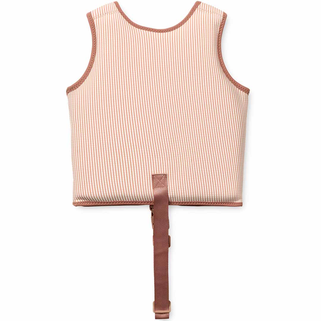 liewood zwemvest dove seersucker - pale tuscany - creme de la creme - 19-30 kg | LW20739 | 2