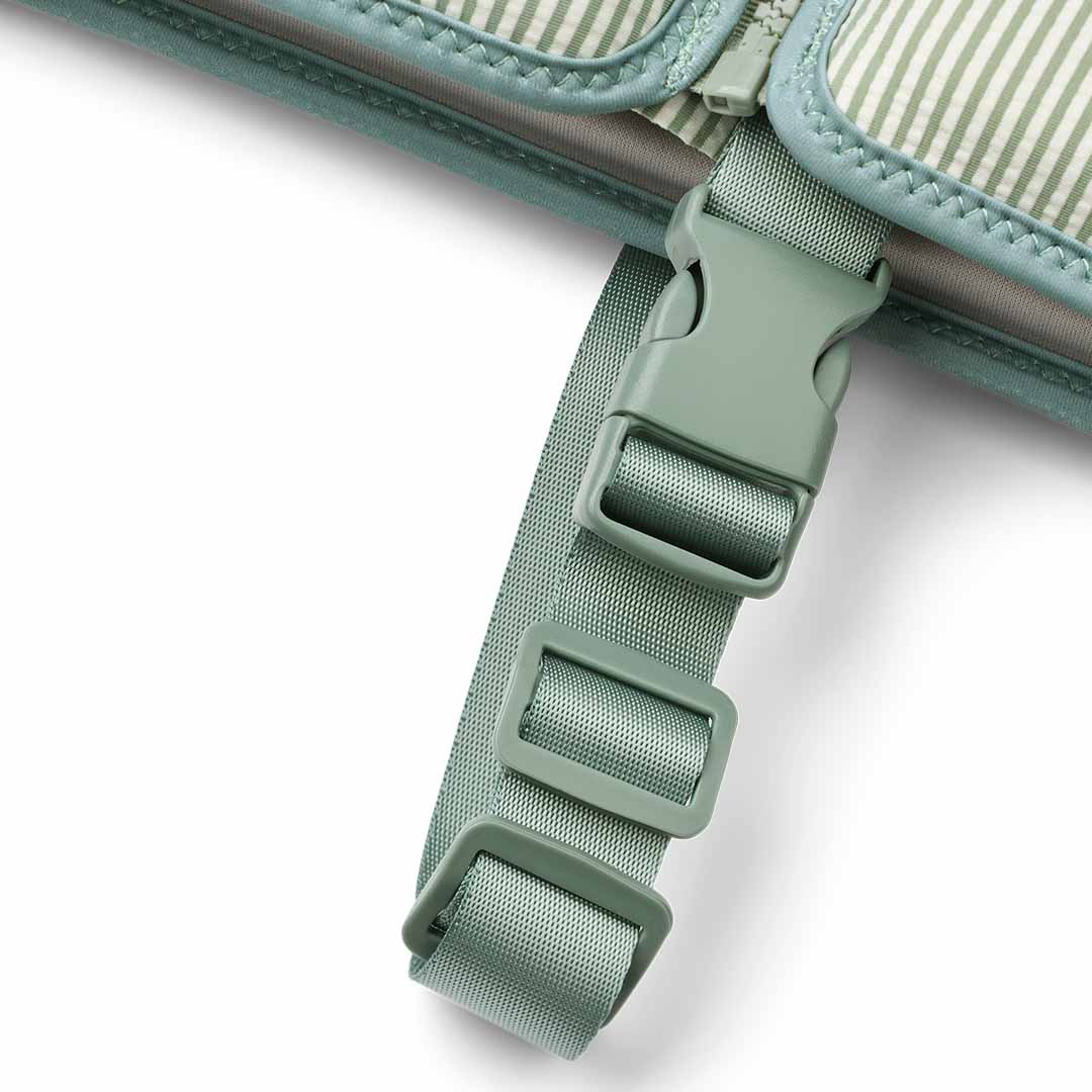 liewood zwemvest dove seersucker - peppermint - sandy - 11-15 kg | LW20739 | 4