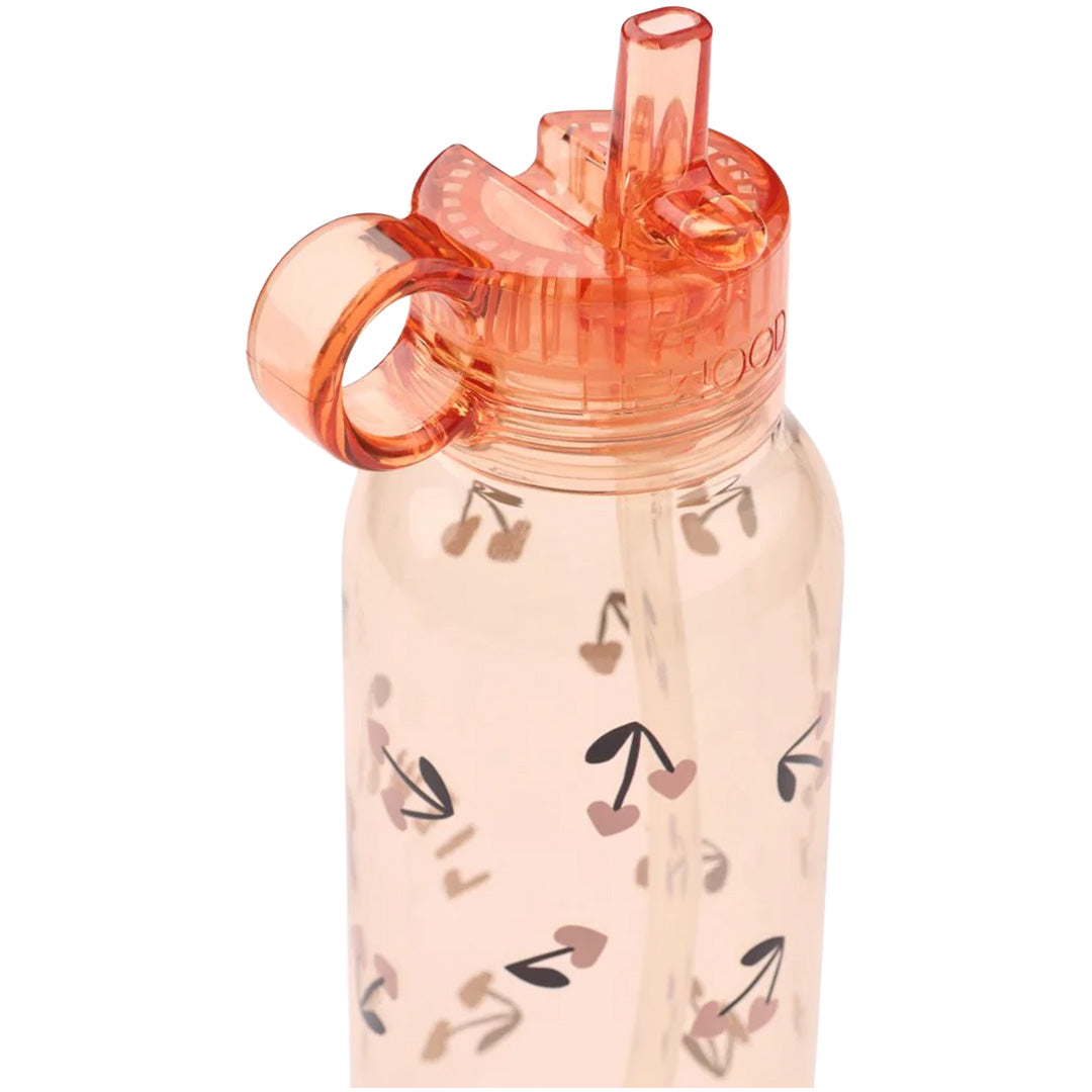 liewood drinkfles yang - cherry heart - rosey - 500 ml | LW20631-2785 | 3