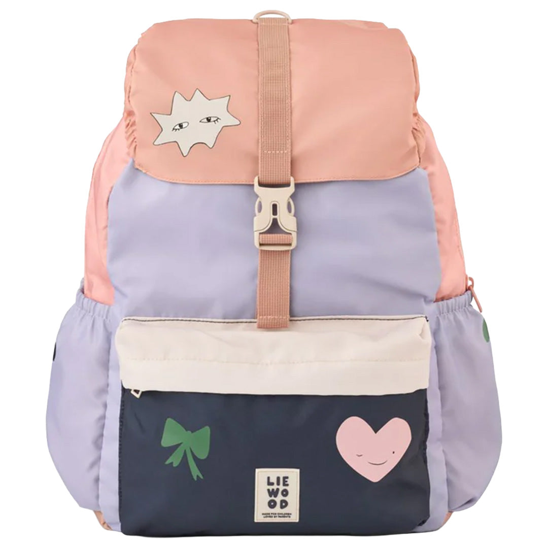 liewood kinderrugtas johnny - mood multi mix - 36 cm | : LW20089\2823 | 