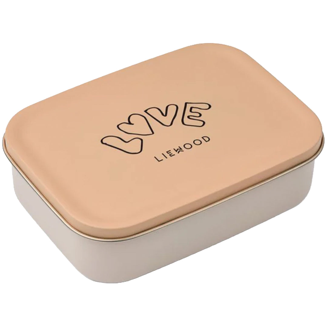 liewood rvs broodtrommel nina - love - pale tuscany | LW20942-2826 | 