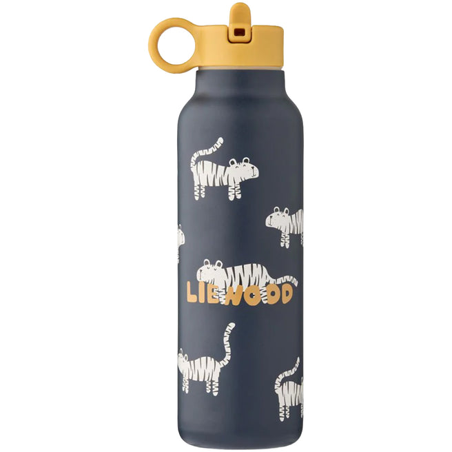 liewood rvs thermosfles falk - tiger - classic navy - 500 ml | LW19616-2784 |