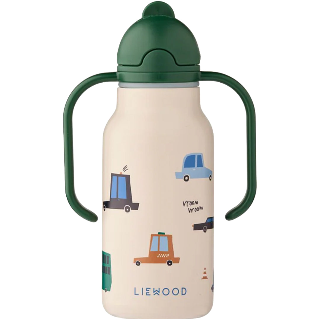 liewood rvs thermosfles kimmie - cars - sandy - 250 ml | LW19618\2780 | 