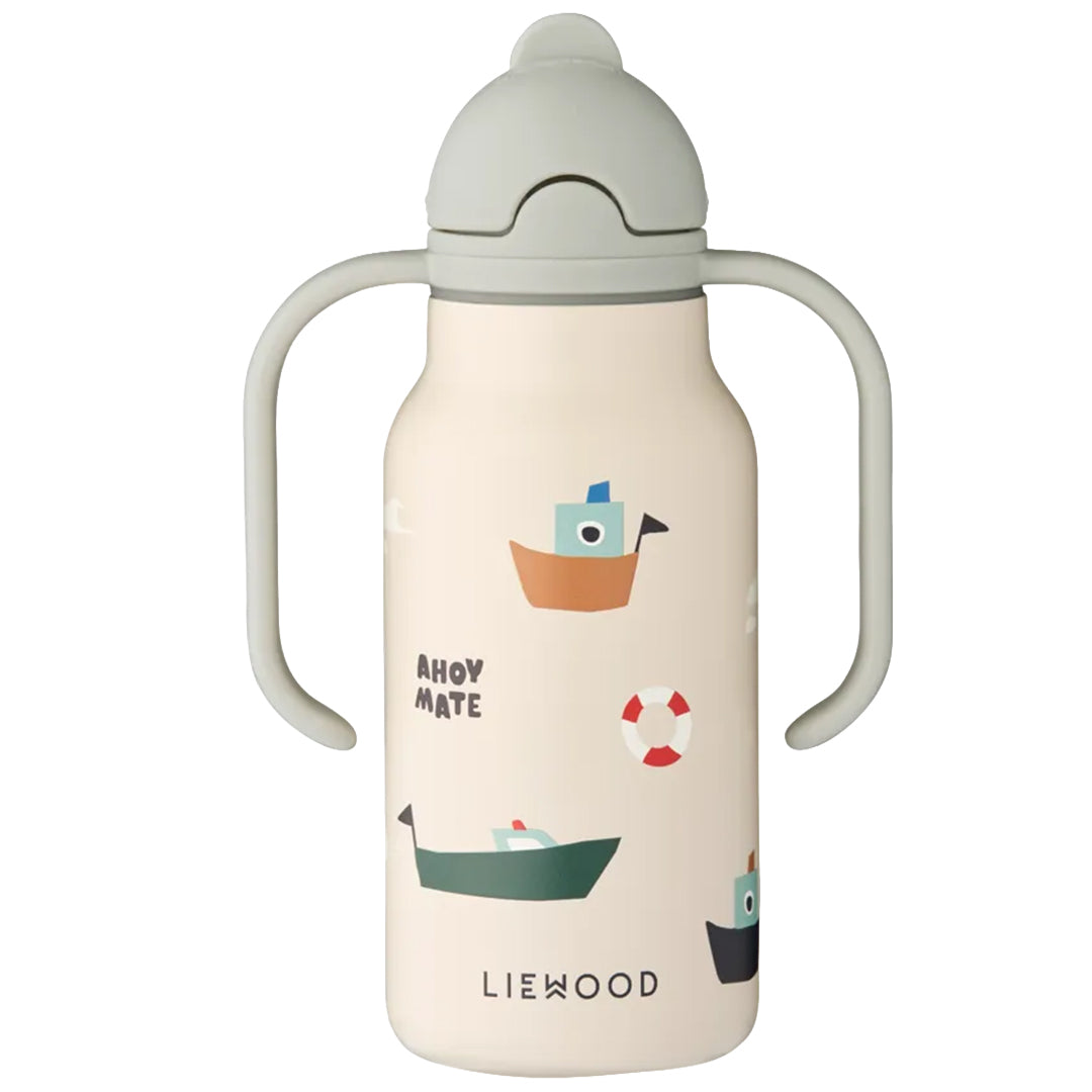 liewood rvs thermosfles kimmie - sailing - sandy - 250 ml | LW19618-2618 | 1