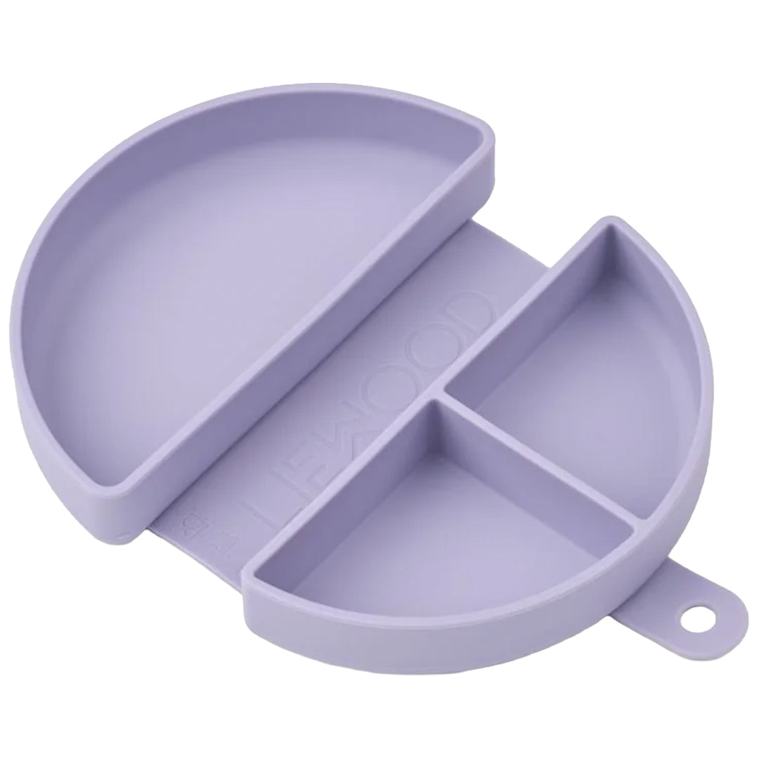 liewood siliconen snackdoos eugene - cat - warm lilac | LW19265\2781 | 2