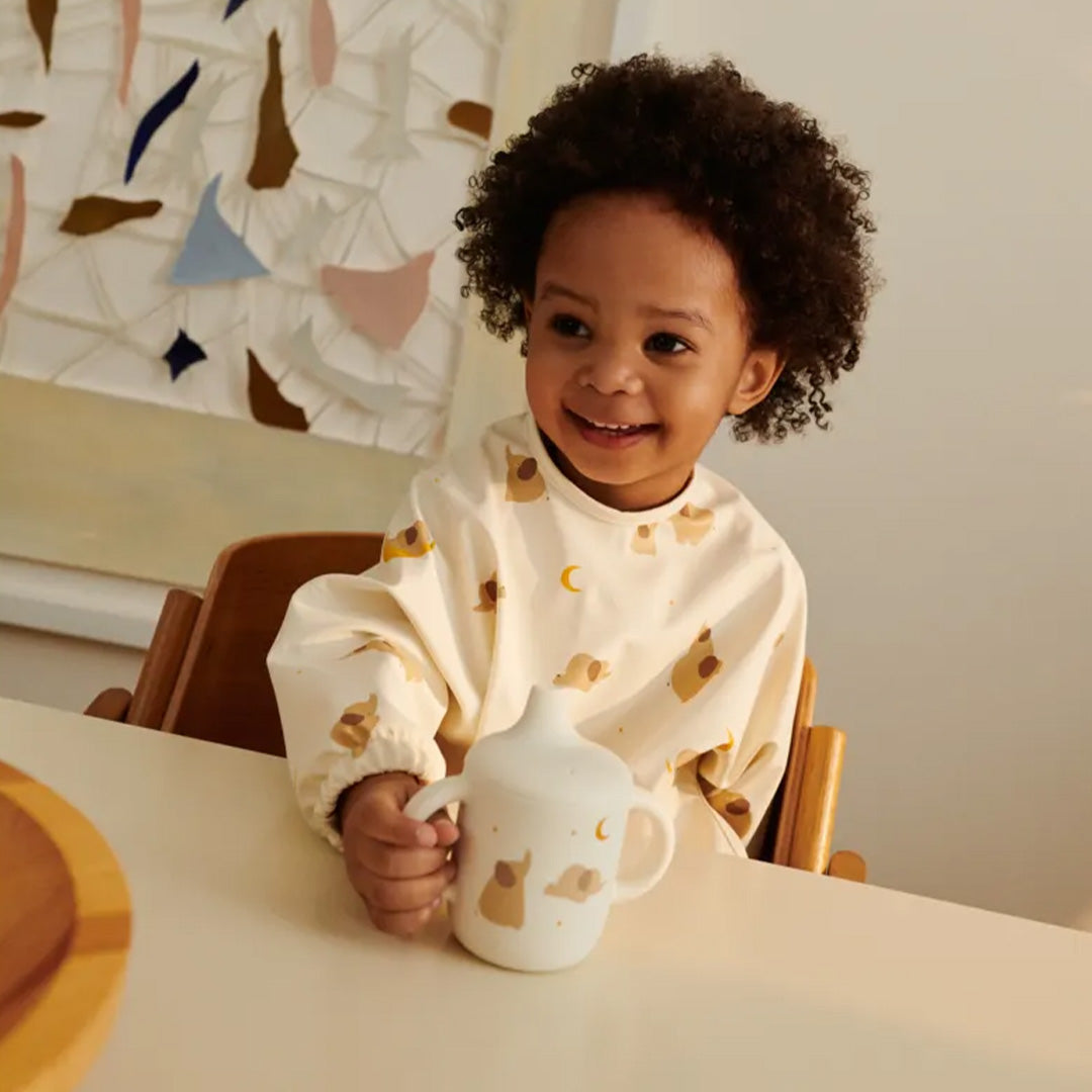 liewood siliconen tuitbeker neil elephant creme de la creme | LW13060-2506 | 1