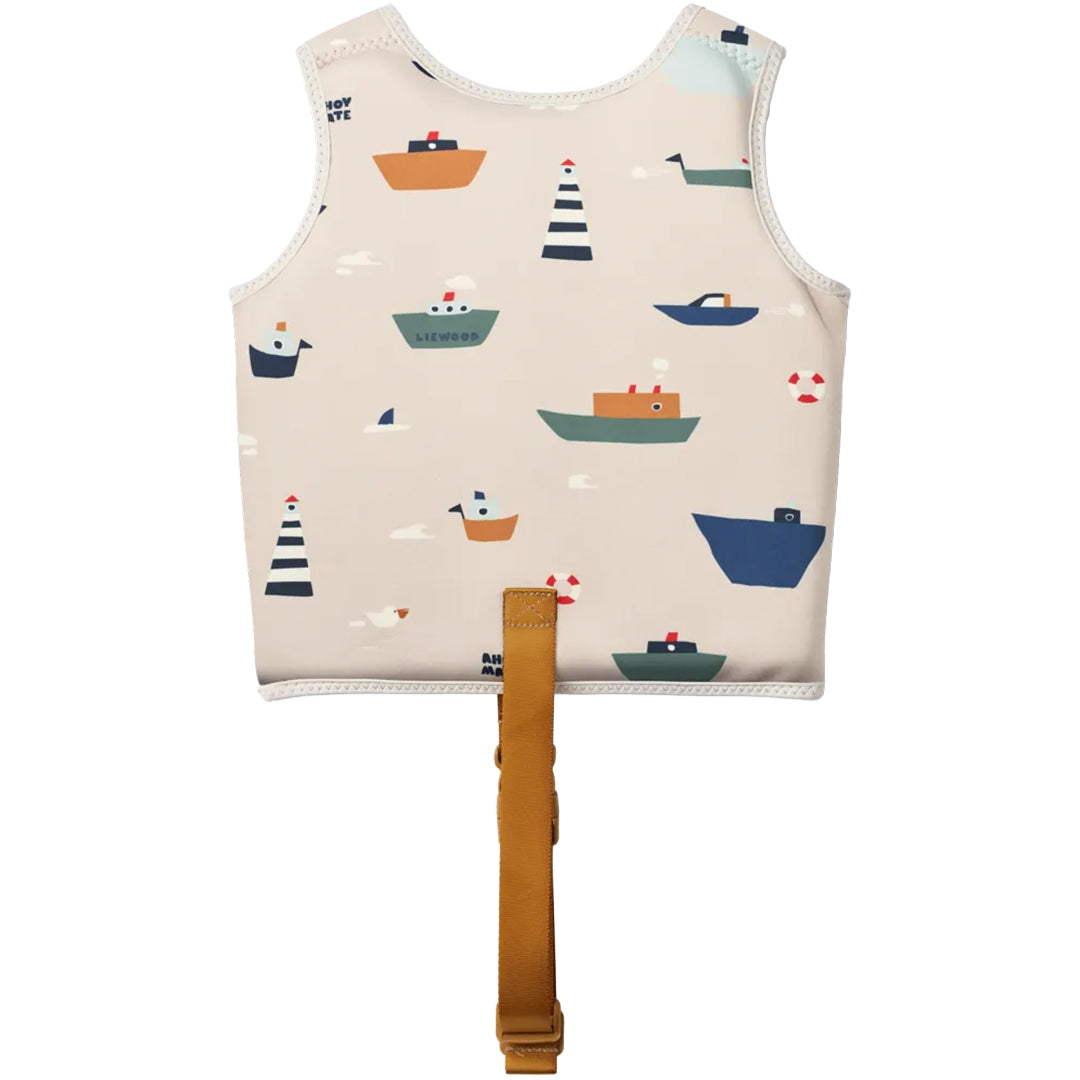 liewood zwemvest dove - sailing - sandy - 11-15 kg | LW19588-2618-1-2 | 4