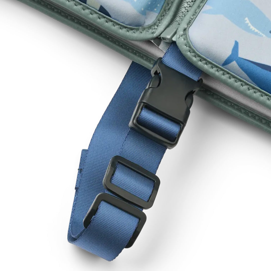 liewood gilet de natation dove - requin - dove blue - 15-19 kg