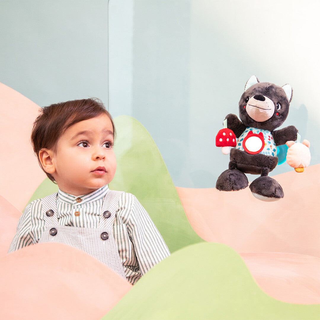 lilliputiens activiteitenknuffel met zuignap - louis - 31 cm | 2283525 | 1