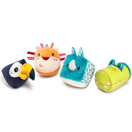 lilliputiens activiteitenrammelaars jungle - 4st | 22.83241 | 0
