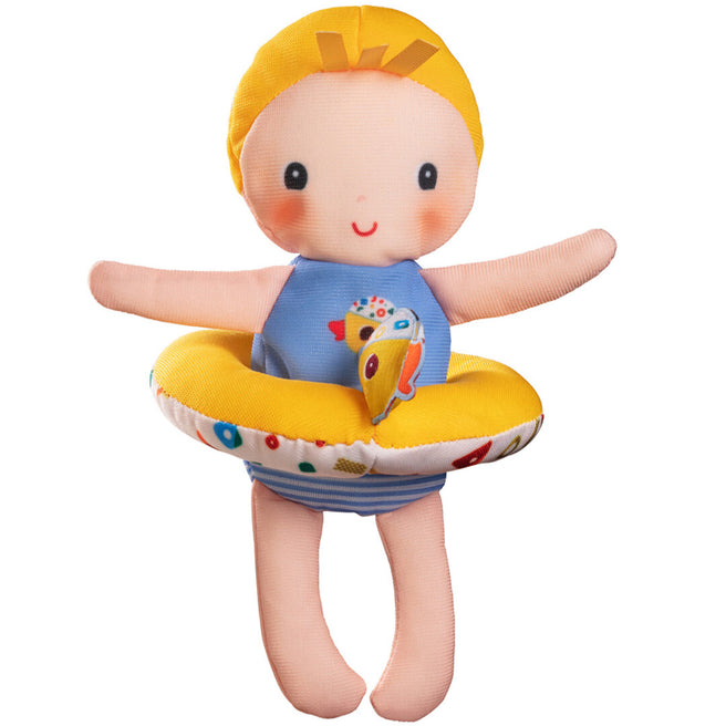 lilliputiens badpop met zwemband - eend - 18 cm | 22.83423 | 0