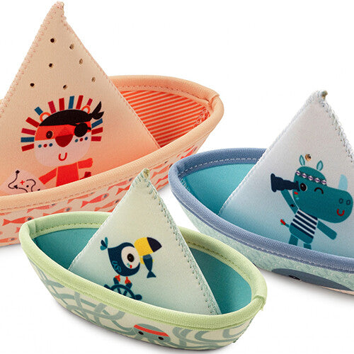 lilliputiens badspeelgoed bootjes jungle - 3st | 22.83288 | 1