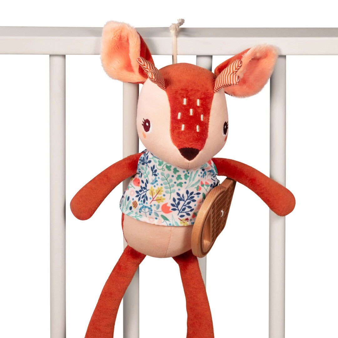 lilliputiens knuffelhert met muziek - stella - 32 cm | 22.83391 | 2