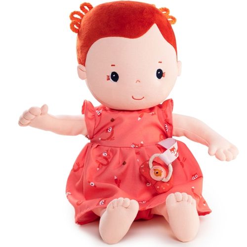 lilliputiens lappenpop rose - 36 cm | 22.83240 | 6