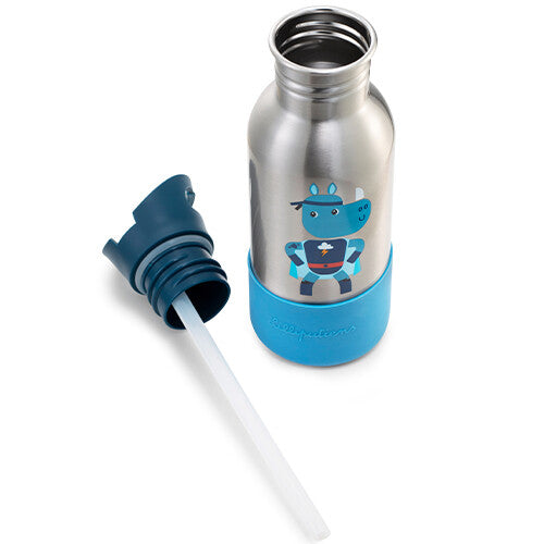 lilliputiens rvs drinkfles super marius - 600 ml | 22.84473 | 2