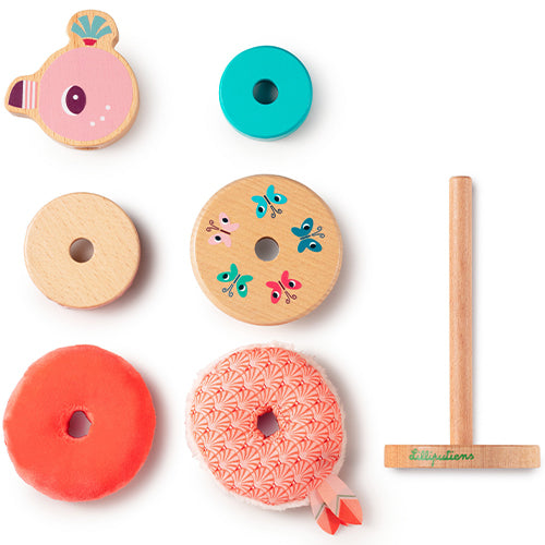 lilliputiens stapeltoren flamingo anaïs | 22.83260 | 3