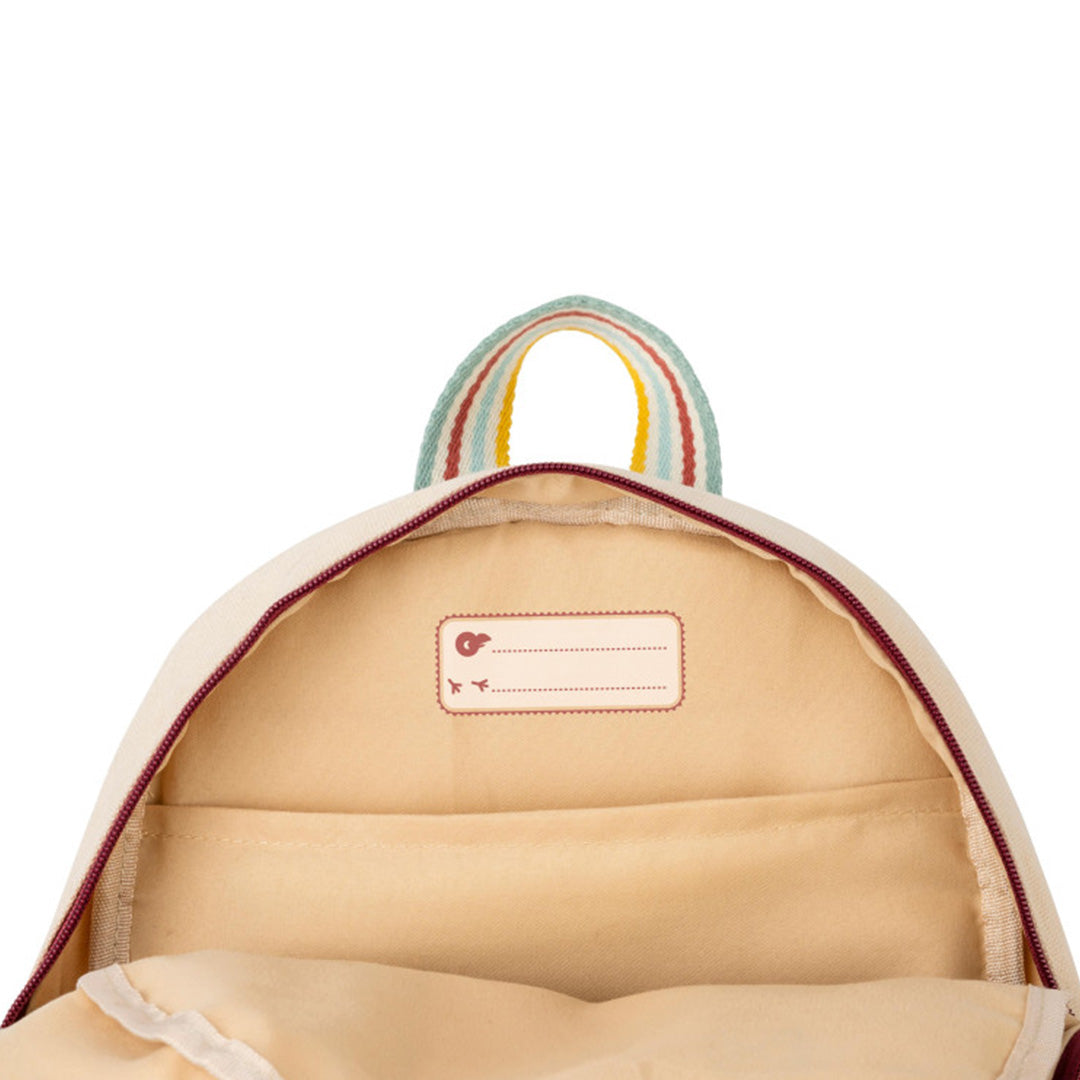 lilliputiens kleuterrugzak amberbeige - 30 cm | LIPU83691 | 4