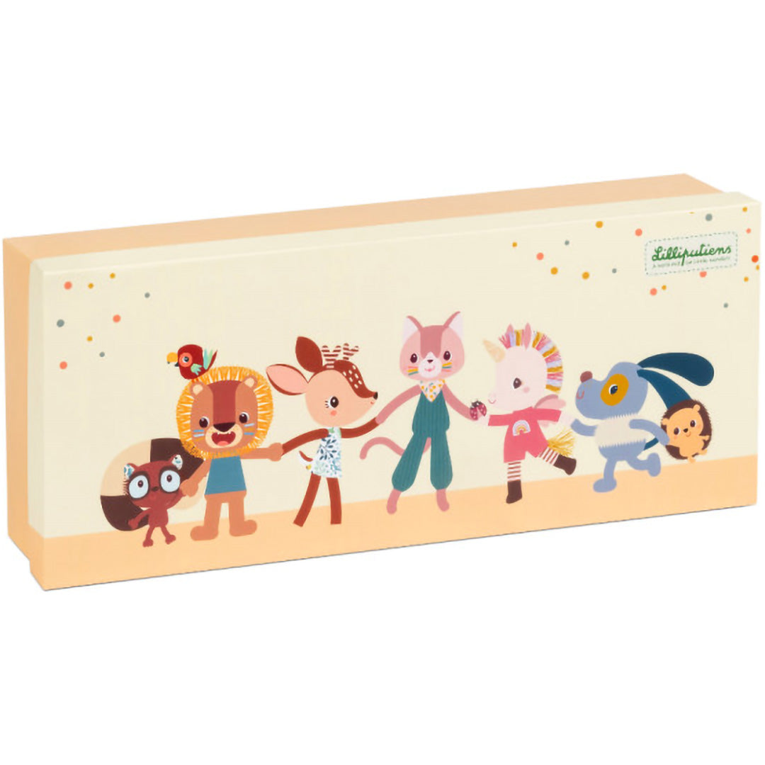 lilliputiens sensorische rammelaars - jules - 3st | 22.83587| 4