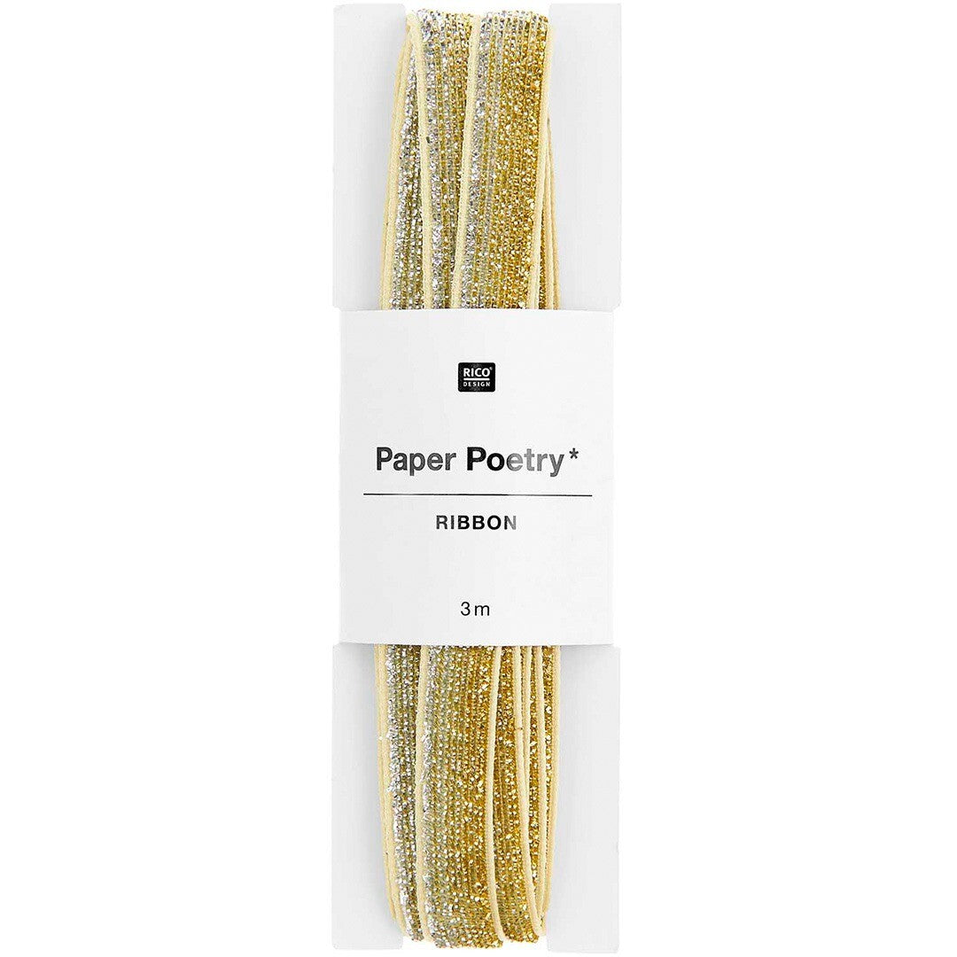 lint glitter - goud - 3 m | 400452 | 1
