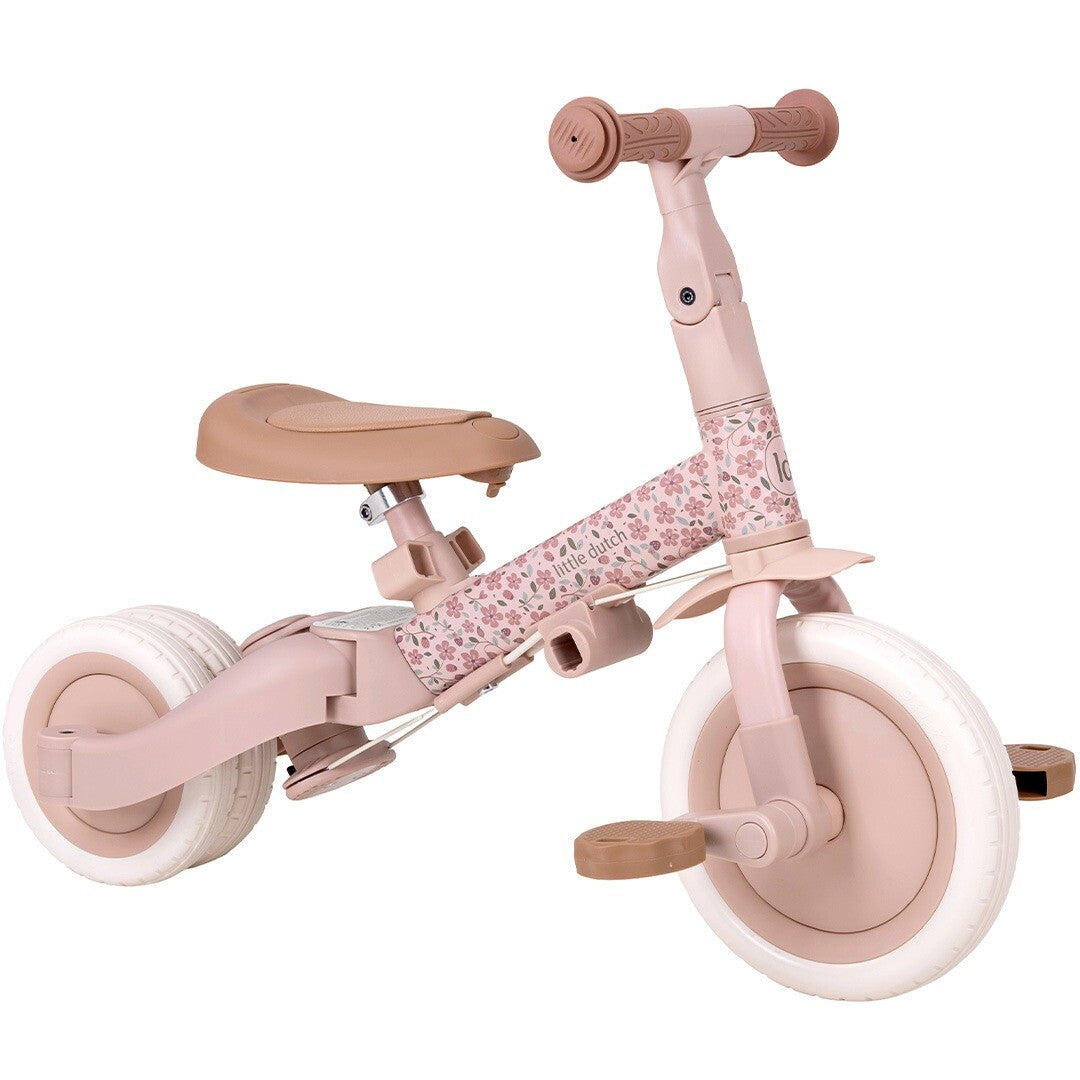 little dutch 5-in-1 kinderfiets - fairy floral | LD6080.PINK | 5