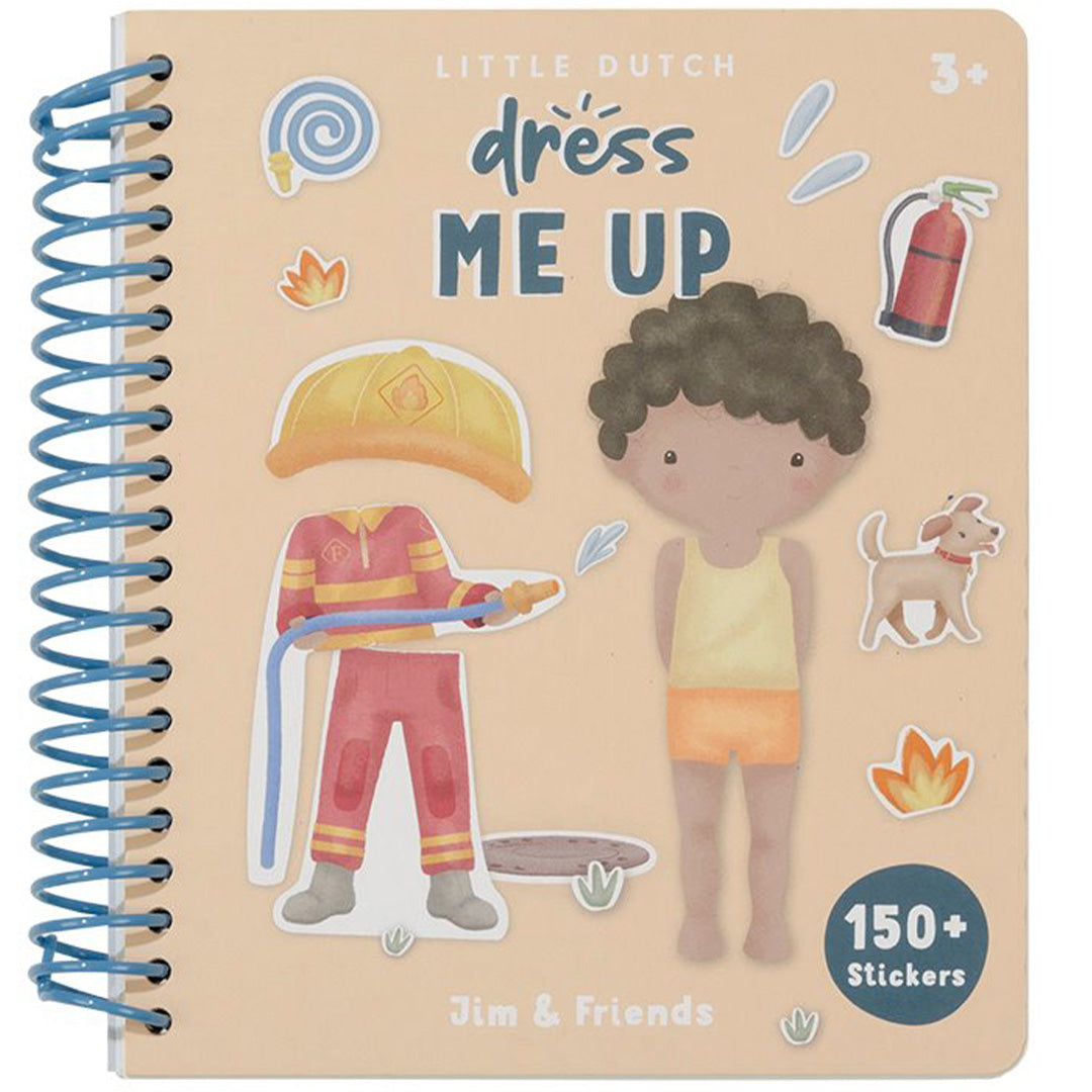 little dutch aankleed- en stickerboek jim and friends | 125407 | 0