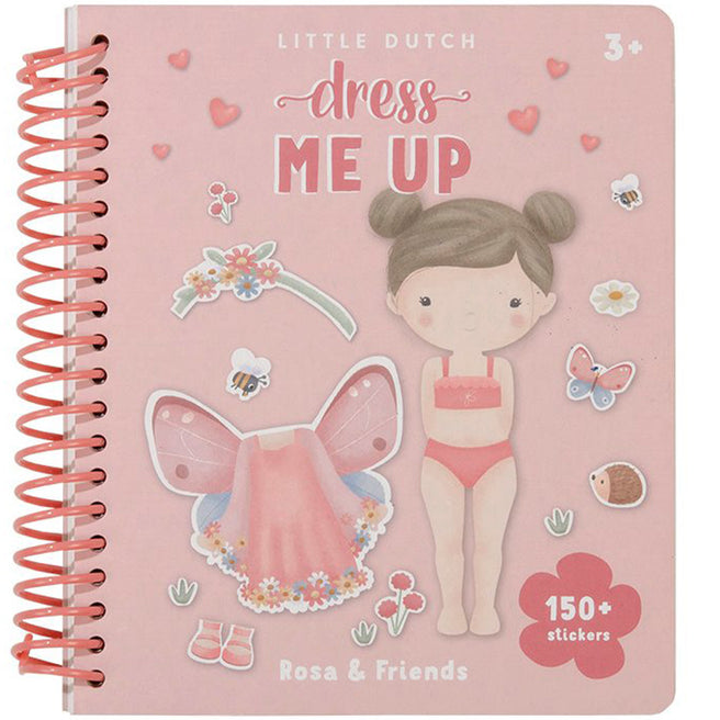 little dutch aankleed- en stickerboek rosa and friends | 125414 | 0