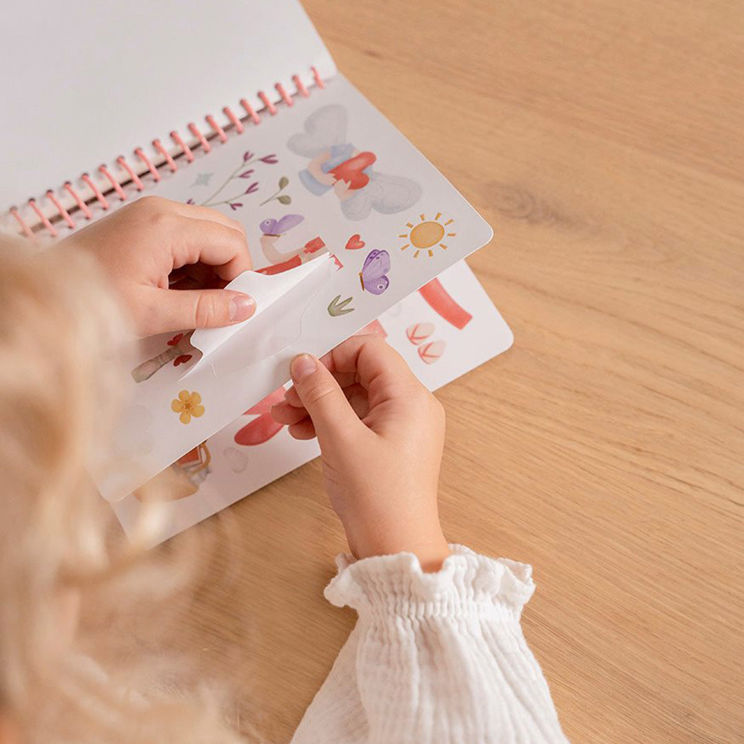little dutch aankleed- en stickerboek rosa and friends | 125414 | 5