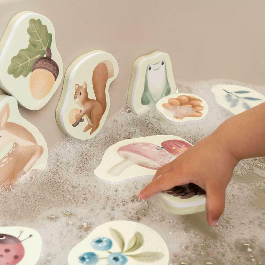 little dutch figurines de bain forest friends - 16 pcs
