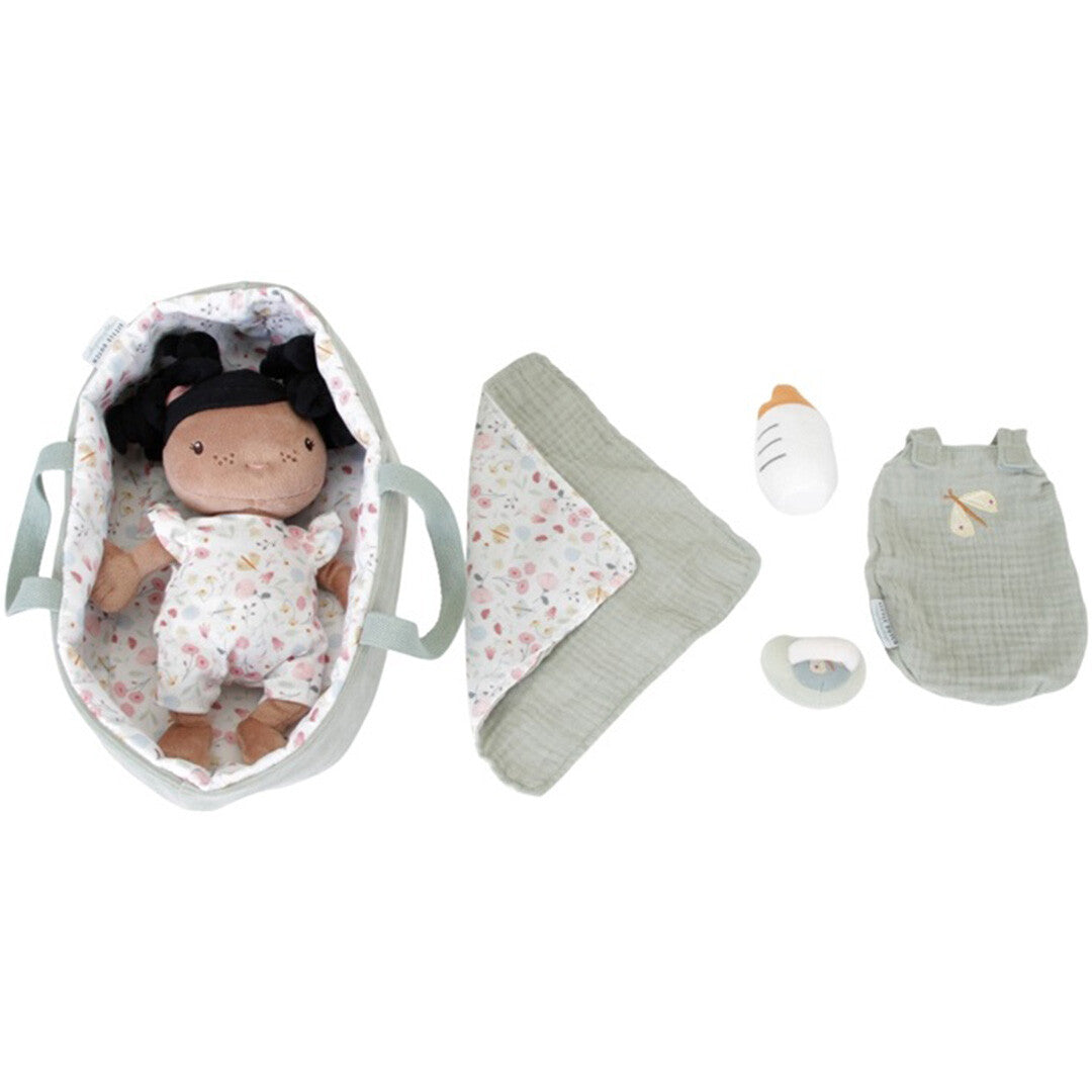 little dutch lappenpop met reiswieg evi - 24 cm | LD4555 | 4