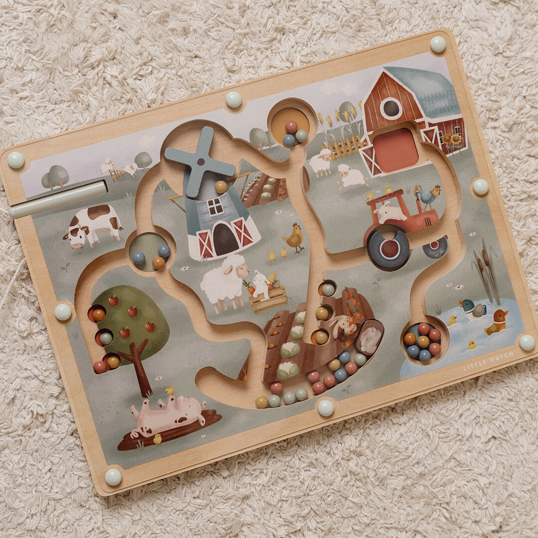 little dutch magnetisch doolhof - little farm | LD7164 | 1