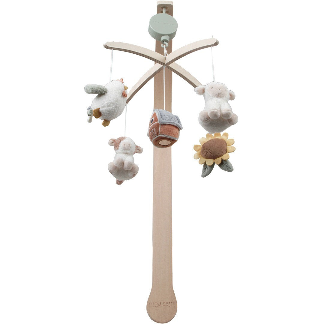 little dutch muziekmobiel hout - little farm | LD8818 | 0