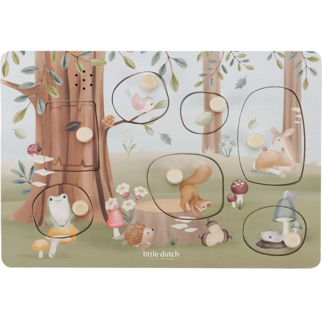 little dutch puzzel met geluid forest friends - 7st | LD7240 | 0